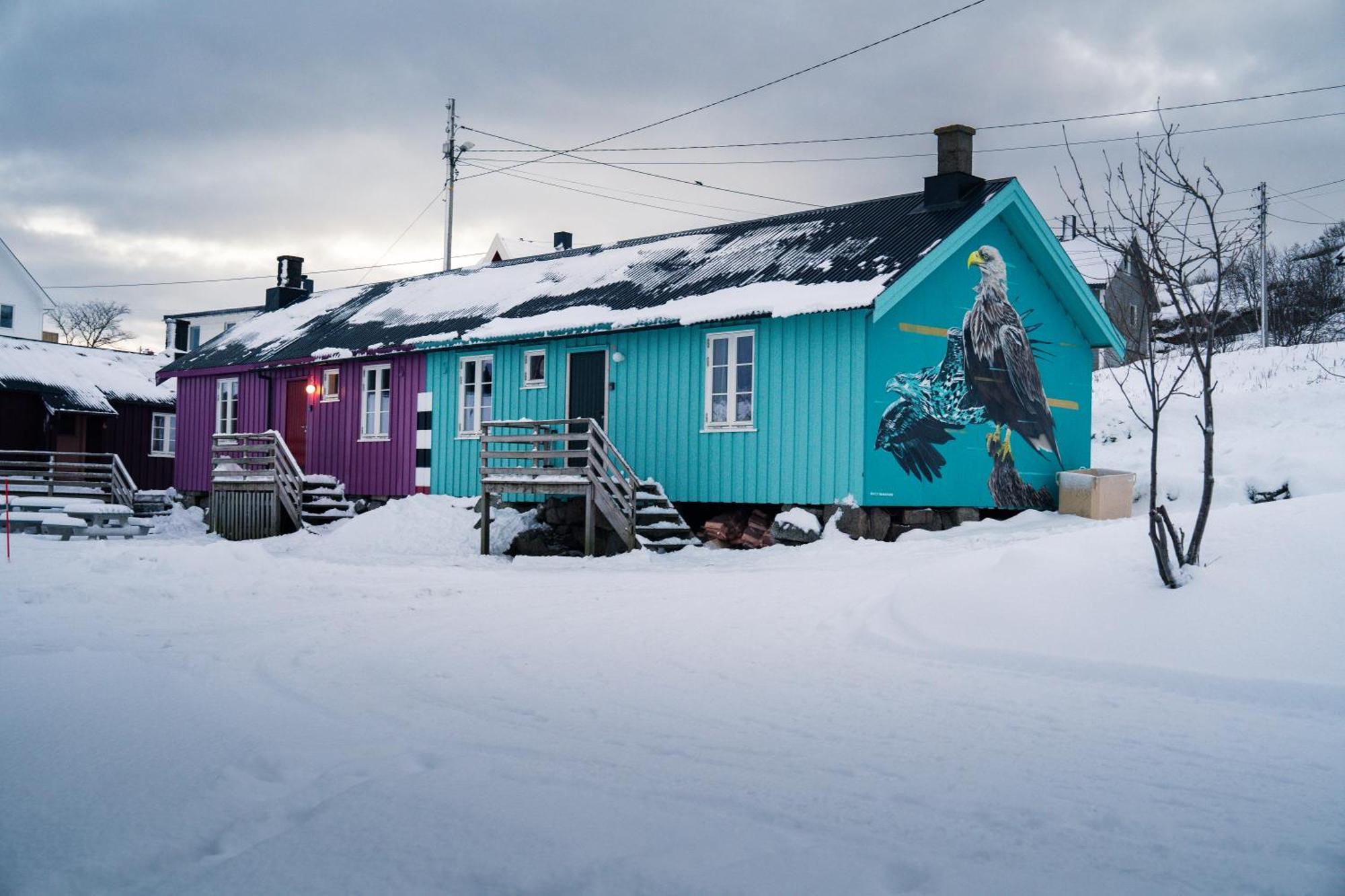 Kraemmervika Rorbuer - Rustic Cabins In Lofoten 巴尔斯塔 外观 照片