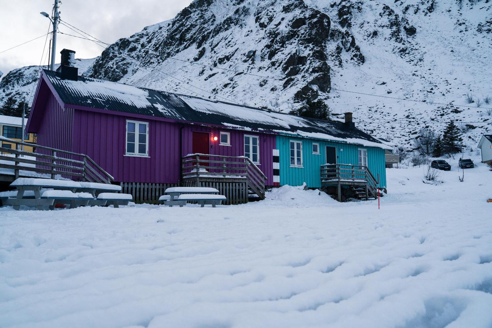 Kraemmervika Rorbuer - Rustic Cabins In Lofoten 巴尔斯塔 外观 照片