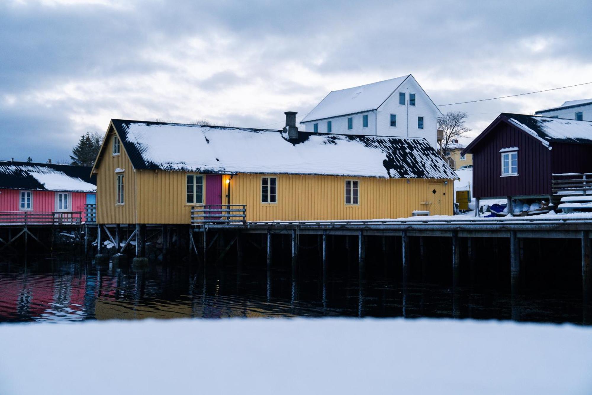 Kraemmervika Rorbuer - Rustic Cabins In Lofoten 巴尔斯塔 外观 照片