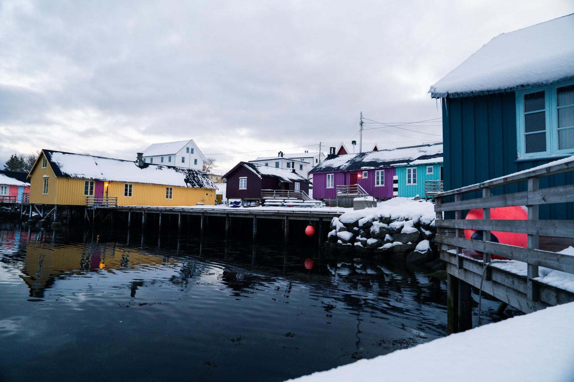 Kraemmervika Rorbuer - Rustic Cabins In Lofoten 巴尔斯塔 外观 照片