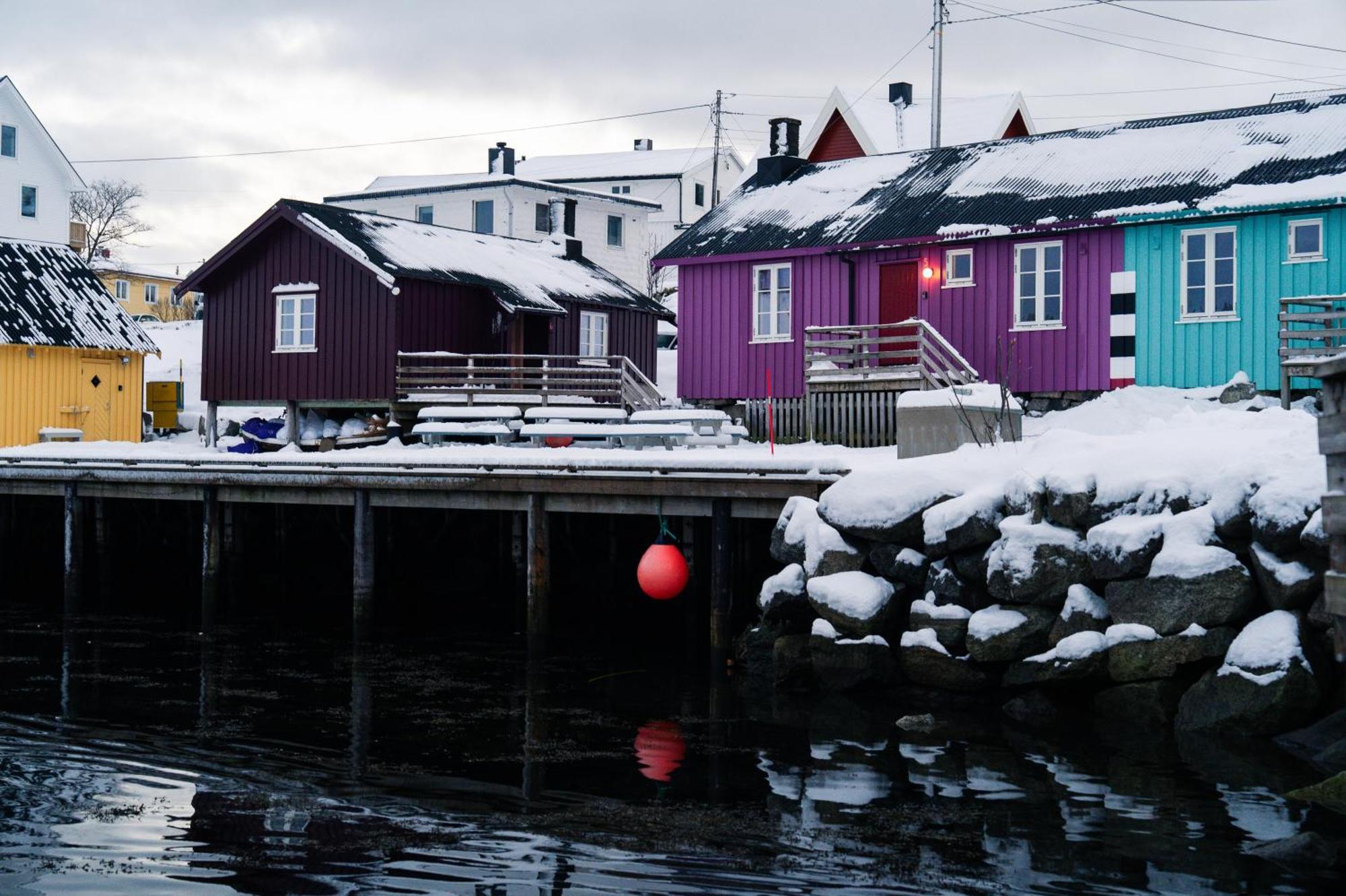 Kraemmervika Rorbuer - Rustic Cabins In Lofoten 巴尔斯塔 外观 照片