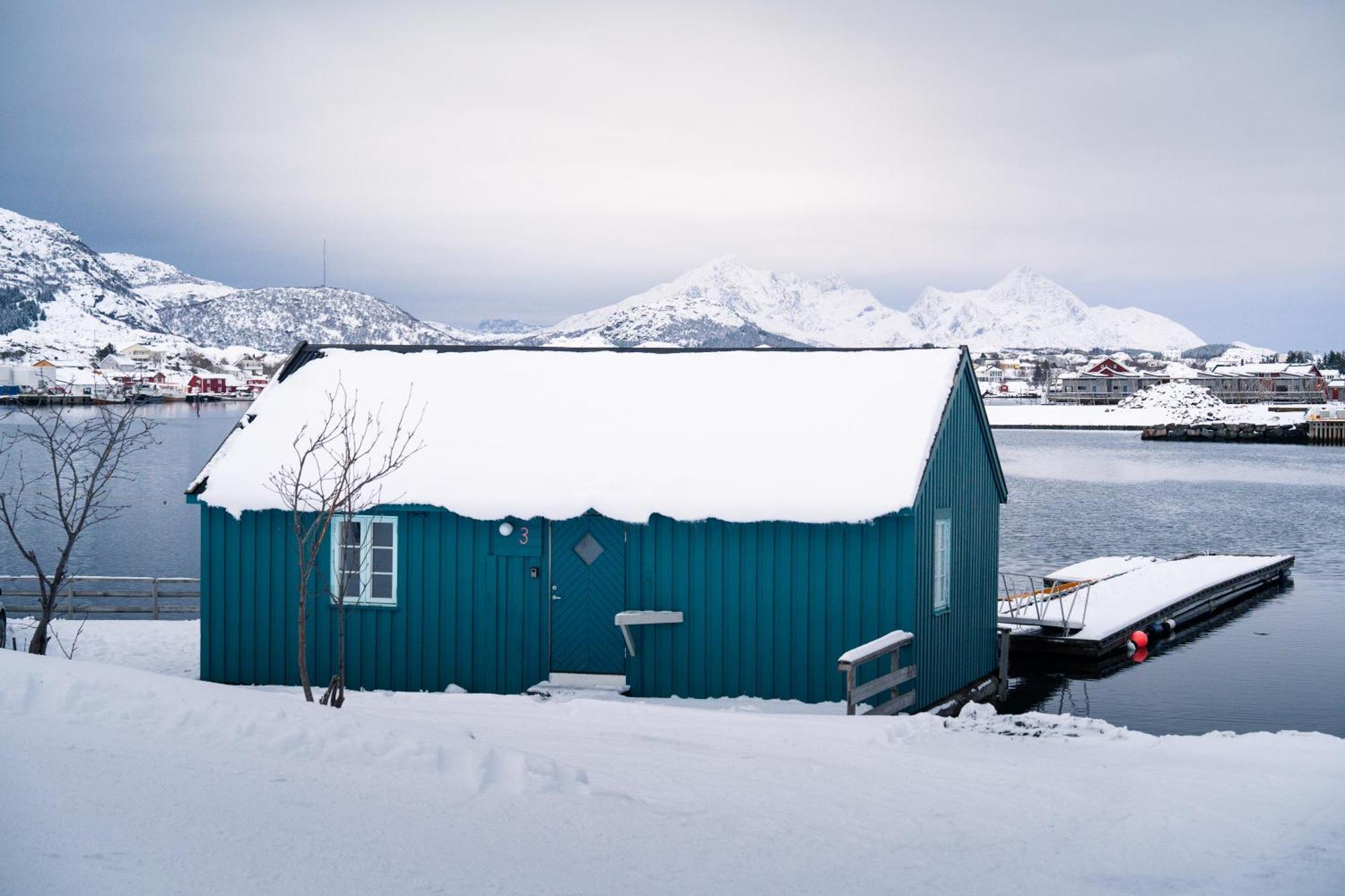 Kraemmervika Rorbuer - Rustic Cabins In Lofoten 巴尔斯塔 外观 照片